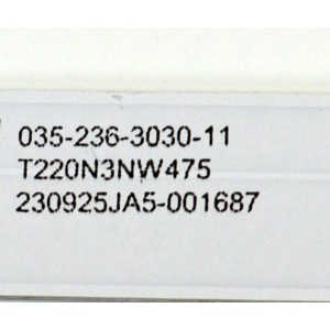 KIT DE LEDS ORIGINAL PARA TV JVC 2 PIEZAS / NUMERO DE PARTE JJ-0680-D24030401EM-S / 035-236-3030-11 / T220N3NWA75 / 230925JA5 / PANEL LVW240CMDO / DISPLAY V236BJ1-P01 REV.CB / MODELO SI24R