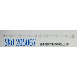 KIT DE LEDS ORIGINAL PARA TV TCL 2 PIEZAS / NUMERO DE PARTE 01-40F8-D10-200613V1 / 4C-LB4010-PF01J / 47216641/AS/A4 / MODELO 40S331 / 40S351