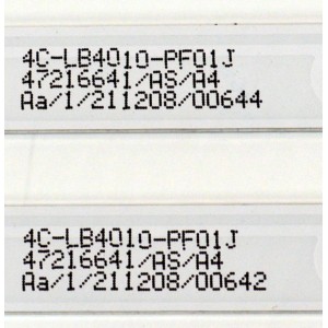 KIT DE LEDS ORIGINAL PARA TV TCL 2 PIEZAS / NUMERO DE PARTE 01-40F8-D10-200613V1 / 4C-LB4010-PF01J / 47216641/AS/A4 / MODELO 40S331 / 40S351