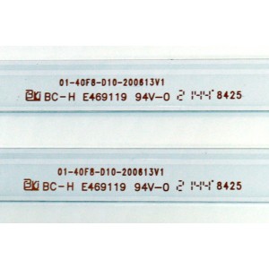 KIT DE LEDS ORIGINAL PARA TV TCL 2 PIEZAS / NUMERO DE PARTE 01-40F8-D10-200613V1 / 4C-LB4010-PF01J / 47216641/AS/A4 / MODELO 40S331 / 40S351