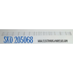 KIT DE LEDS ORIGINAL PARA TV TCL 4 PIEZAS / NUMERO DE PARTE TCL55LB40 / TCL55LB40_3030F2.4D_V0.3_20231128 / N0101-000557-A00 / HY7000 (S) HBH-H2 / PANEL LVU550NDL / DISPLAY PT550GT08-1 VER.1.0 / MODELO 55Q651G