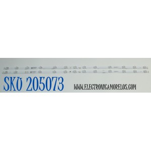 KIT DE LEDS ORIGINAL PARA TV TCL 2 PIEZAS / NUMERO DE PARTE 43V8EPRO-ZX3030A1 / 43V8EPRO-ZX3030A1-13X2-GX-V3-20240126-TJ / N0101-000508-A00 / 5628862A1 / 240716002 / 43S11PRO-CKD A  / PANEL LVU430NDAL / DISPLAY T430QVN03.G / MODELO 43S451