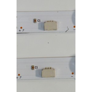 KIT DE LEDS ORIGINAL PARA TV TCL 2 PIEZAS / NUMERO DE PARTE 43V8EPRO-ZX3030A1 / 43V8EPRO-ZX3030A1-13X2-GX-V3-20240126-TJ / N0101-000508-A00 / 5628862A1 / 240716002 / 43S11PRO-CKD A  / PANEL LVU430NDAL / DISPLAY T430QVN03.G / MODELO 43S451