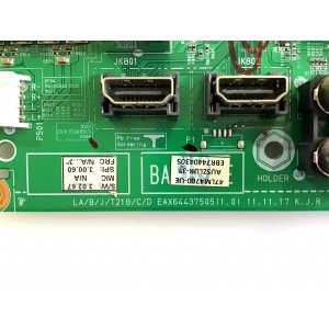 MAIN LG / EBT61978321 / EAX64437505(1.0) / EBR74404305 / PANEL LC470EUE-(SE)(U1) / MODELOS 47LM4700-UE AUSZLUR / 47LM4700-UE AUSZLJR