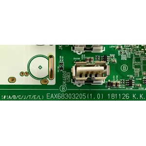 MAIN LG / EBT65972904 / EAX68303205(1.0) / PANEL LE650AQD(EM)(A1) / MODELO OLED65C9PUA BUSYLJR