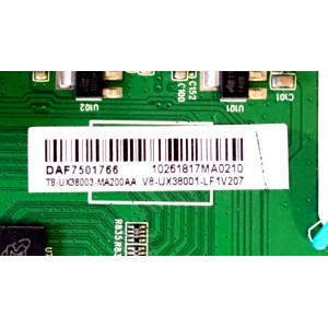 MAIN FUENTE (COMBO) / INSIGNIA / T8-UX38003-MA200AA / 40-UX38M0-MAH2HG / V8-UX38001-LF1V207 / DAF7501766 / PANEL LVW320CSDX E20 V1 / DISPLAY ST3151A05-8 VER.2.4 / MODELO NS-32DR310NA17
