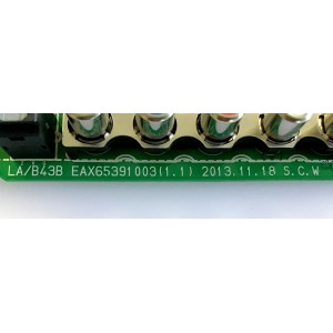 MAIN LG / EBT62841561 / EAX65391004(1.0) / EBR77616661 / PANEL LC550DUE-(FG)(A3) / MODELO 55LB6000-UH BUSWLJR / SUSTITUTAS EBT62841587 / EBT62841576 / EBT62841578 / EBT62841583 / EBT62841558 / EBT62841571