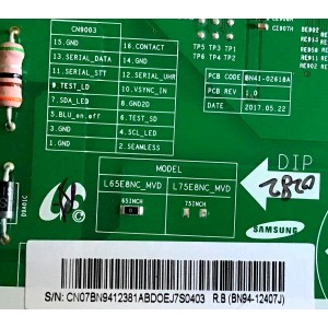 LED DRIVER SAMSUNG / BN94-12381A / L65E8NC_MVD / BN41-02618A / BN9412381A/ SUSTITUTAS BN44-00902A / BN44-00902B / MODELOS QE55Q7FGMTXZG / QN55Q8CAMFXZA / QN65Q8CAMFXZA FA02 / QA65Q7FAMRXUM / QA65Q7FAMKXXA / MODELOS EN DESCRIPCIÓN / 