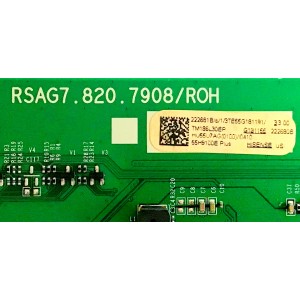 MAIN HISENSE / 222681B / RSAG7.820.7908/ROH / HU5507AG(0100)/0410 / 222680B / HE550S5U52-B2K1\FJ\S3\GM\ROH 230525 / MODELOS 55H9100EPLUS / 55H9EPLUS / 55H9050EPLUS