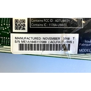 MAIN FUENTE (COMBO) ACLF0UT-32HS / BACLF0G0201 2 / PANEL UCGF0XT / MODELO FW32R19F ME1