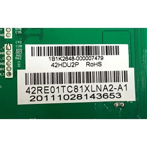 MAIN RCA / 42RE01TC81XLNA2-A1 / T.RSC8.1B 10516 / PANEL S42AX-YB09 / MODELO 42PA30RQ