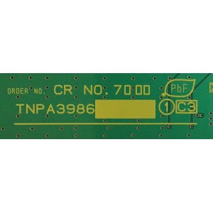 SCAN BUFFER PANASONIC / TXNC11ETTJ / MDK-332V-0 / TNPA3984 / PANEL MC127F19F9 / MODELOS TH50PZ2700U / TH-50PE700U / TH-50PF10UK / TH-50PZ750U