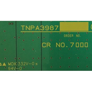 SCAN BUFFER PANASONIC / TXNC41ETTJ / MDK-332V-0 / TNPA3987 / PANEL MC127F19F9 / MODELOS TH50PZ2700U / TH-50PE700U / TH-50PF10UK / TH-50PZ750U