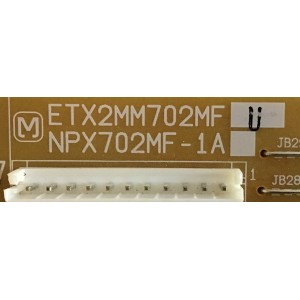 FUENTE DE PODER PANASONIC / ETX2MM702MFU / NPX702MF-1A / ETX2MM702MF / 702MFU / MODELO TH-42PZ85U 