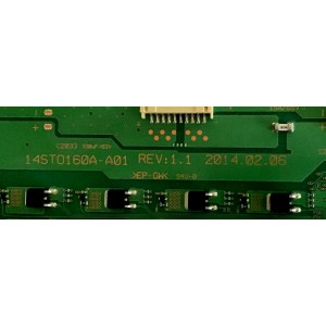 LED DRIVER PARA TV SONY / NUMERO DE PARTE 14STO160A-A01 / 442183T / 14ST0160A-A01 / 14STO160A-A01 REV:1.1 / 442183TF4000190T2 / PANEL YD4S650DTU01 / MODELO XBR65X950B / XBR-65X950B