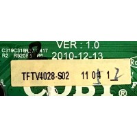 MAIN COBY / TFTV028-S02 / PANEL T400HW03 V.0 / MODELO TFTV4028