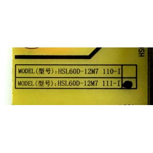 FUENTE DE PODER CHANGHONG / 810543940 / HSL60D-12M7 / HSL60D-12M7 111-1 / PANEL LC550EGY(SG)(MI) / MODELO UD55YC5500UA