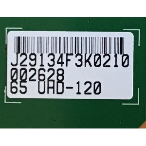 T-CON SAMSUNG / BN96-29165B / 29134F / VD_5565EU22BC6LV0.1 / PANEL CY-KF650FSLV2H / MODELO UN65F9000AFXZA UD07