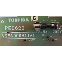 FUENTE DE PODER TOSHIBA / 75013066 / V288A000841A1 / PE0620C / PANEL LC420WUD (SA)(B1) / MODELO 42XV545U