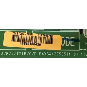 MAIN LG / EBT62103420 / EAX64437505(1.0) / 26EBT000 / PANEL LC550EUE-SEM1 / MODELO 55LS4600-UA
