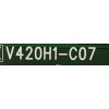 T-CON INSIGNIA / 35-D033271 / V420H1-C07 / D033271 / PANEL V470H1-L08 REV.C6 / MODELO NS-LCD47HD-09