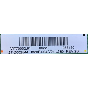 BACKLIGHT PROVIEW / 27-D002544 / 1320B1-24-V04 / VIT70002.61 / VIT70002.60 REV:4 / PANEL V320B1-L01 / MODELOS PA-32JK1A 