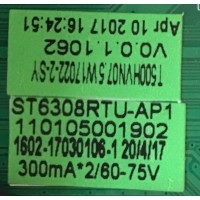 MAIN FUENTE (COMBO) PARA TV WESTINGHOUSE / NUMERO DE PARTE W17022-2-SY / W17022-1-SY / ST6308RTU-AP1 / 110105001902 / PANEL T500-0DX-DLED / DISPLAY T500QVR05.5 / MODELO WD50FB2530