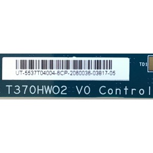 T-CON JVC / AU-55.37T04.004 / T370HW02 V0 / 5537T04004 / PANEL T370HW02 V.1 / MODELO LT-37X68 / LT-37X688V / LT-37XM48V