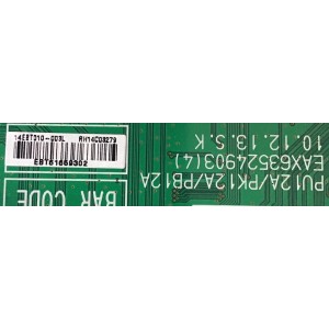 MAIN LG / EBT61659302 / EAX63524903(4)  / MODELOS 60PZ750-UG.AUSLLHR / 60PZ750-UG.AUSZLHR