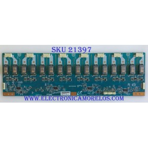 BACKLIGTH INVERTER SONY / A06-126001A / CSN272-20 / PCB2638-1 / PANEL LTY320W2-L02 / MODELO KLV-S26A10 / FWD-32LX1R / KDL-S32A12U / KLV-32U100M
