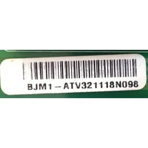 MAIN FUENTE ((COMBO)) PARA TV ATVIO / NUMERO DE PARTE BJM1-132082-0T1G / TP.MS3393.PB818 / LK2016026G / PANEL HV320WHB-N55 / MODELO ATV-32