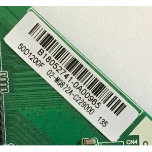 MAIN PARA TV JVC ORIGINAL  FULL HD SMART TV LED / 50D1200F / TD.NT72563.787 / 1NT725C2S2A / PANEL LVF500CMDX / DISPLAY V500HJ4-Q01 REV.C2 / MODELO SI50FS