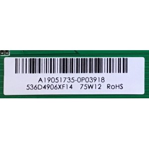 MAIN FUENTE COMBO  JVC / 515Y16031M20 / TPD.MS1603.PB751 / 536D4906XF14 / PANEL LSC490HN02-S / MODELO LT-49MAW598 AAP