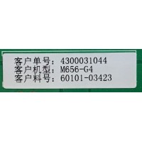 LED DRIVER VIZIO / 60101-03423 / PW.LD172W13671 / HV650QUB-N90 / PANEL BOEI650WQ1_H / MODELO M656-G4 LBNFQOAV