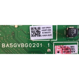MAIN MAGNAVOX / A5GRFMMA-001 / BA5GVBG0201 1 / A5GRFUH / A5GRF-MMA / PANEL LC550DUY(SH)(A1) / MODELO 55ME345V/F7 DS2