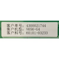 LED DRIVER VIZIO / 60101-03233 / PW.LD172W1-671 / 4300021744 / A19050199 / PANEL BOEI650WQ1_H / MODELO V656-G4 LHBFYVKV / M656-H4 LBPFB6 / M656-H4 LBPFB6KW