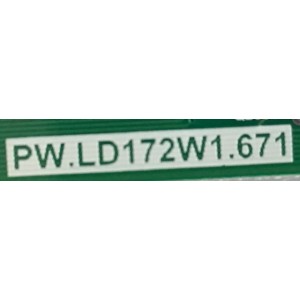 LED DRIVER VIZIO / 60101-03233 / PW.LD172W1-671 / 4300021744 / A19050199 / PANEL BOEI650WQ1_H / MODELO V656-G4 LHBFYVKV / M656-H4 LBPFB6 / M656-H4 LBPFB6KW