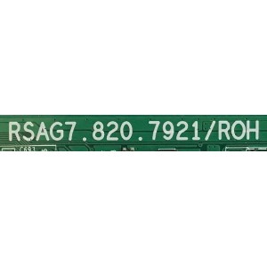 MAIN HISENSE / 229369 / RSAG7.820.7921/ROH / 222512 / HU65A6100UW / 230700 / 222509A / PANEL HD650S1U51\S1\GM\CKD\ROH / MODELO 65H6E
