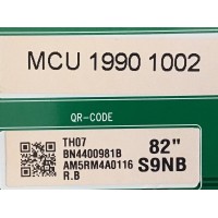 LED DRIVER SAMSUNG QLED 4K SMART TV / NUMERO DE PARTE BN44-00981B / L82S9NB_RHS / BN4400981B / PANEL CY-TR082FLLV1H / MODELOS QN82Q90 / QN82Q90RAFXZA FA01 / QN82Q90RAFXZA FC02