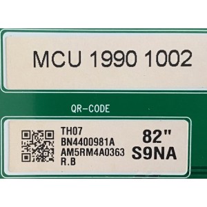 LED DRIVER SAMSUNG / BN44-00981A / L82S9NA_RHS / BN4400981A / PANEL CY-TR082FLLV1H / MODELOS QN82Q90 / QN82Q90RAFXZA FA01 / QN82Q90RAFXZA FC02