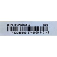 FUENTE DE PODER LG / PLTVGP331XXL2 / 715G7804-P01-002-0H2S / 43080200 / MODELO 43LH5100