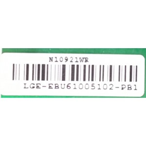 MAIN LG / EBU61005102 / EAX61553801(1.0) / EAX61553802(1) / PANEL LC320WXE (SC)(A1) / MODELO 32LD350-UB CUSWLH