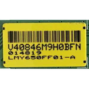 T-CON SONY / LJ94-40846M / 18Y_S65HU11A2H2A4V0.1 / LMY650FF01-A / PANEL YD8F009DND01B / MODELO XBR-65X900F