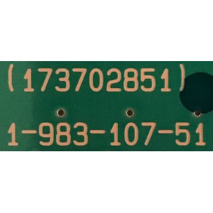 LED DRIVER SONY / A5000395A / 1-983-107-51 / 173702851 / PANEL YD8F009DND01B / MODELO XBR-65X900F