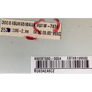 MAIN LG / EBT65195502 / EAX67872805(1.1) / PANEL LC650EGE (FL)(M2) / MODELO 65UK6500AUA.BUSWLJR