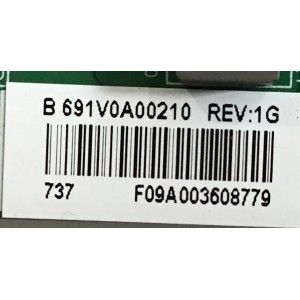 MAIN JVC / 515C95M10M01 / 691V0A00210 / 631V0A00210 / PANEL LSC490FN02-W / MODELO LT-49MA875