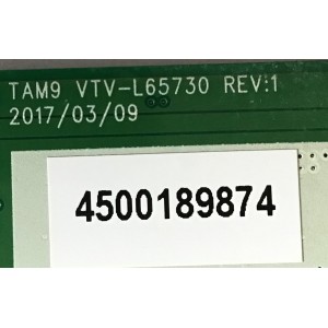 MAIN JVC / 515C95M10M01 / 691V0A00210 / 631V0A00210 / PANEL LSC490FN02-W / MODELO LT-49MA875