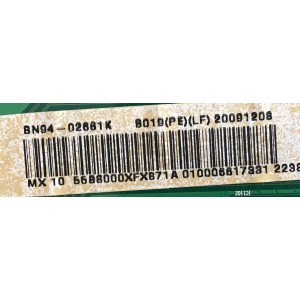 MAIN SAMSUNG / BN94-02661K / BN41-01170D / BN97-03205B / SUSTITUTAS BN94-02640A / BN94-02640B / BN94-02640M / BN94-02640C / BN94-02640D / PANEL LTF550HH03 / MODELO UN55B800FXZA