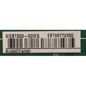 MAIN LG / EBT65772802 / EAX68253604 (1.0) / PANEL NC650DQG-ABHX1 / MODELO 65UM7300PUA.BUSGDKR / 65UM7300PUA.BUSGDJR / 65UM7300PUA.BUSGDOR