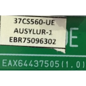 MAIN LG / EBT62057005 / EAX64437505(1.0) / EBR75096302 / PANEL LC370WUE (SC)(A1) / MODELO 37CS560-UE.AUSYLUR